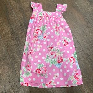 Smocked Auction darling pink floral dress - 4t. Worn once! Great condition.